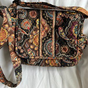 Vera Bradley Retired Brown Kenzington Crossbody Bag